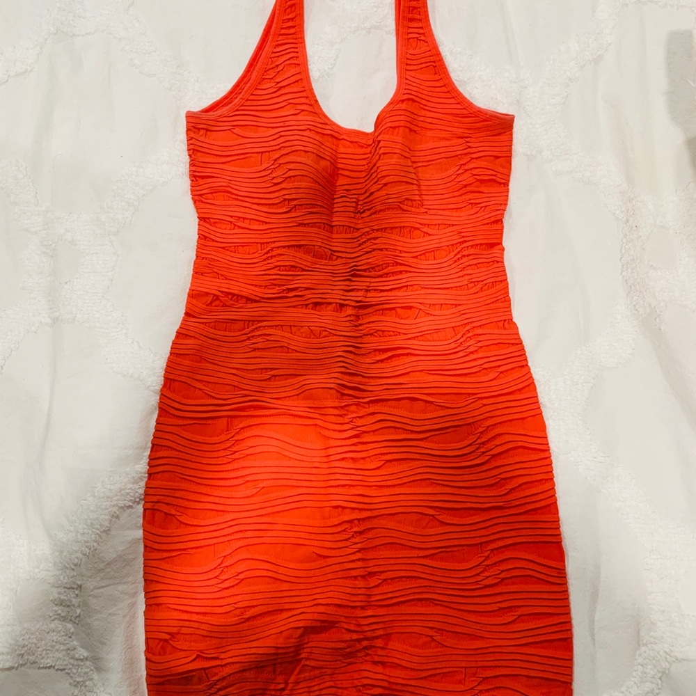 Coral dress